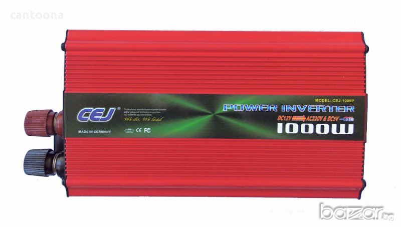 Висококачeствен инвертор за камион CEJ 24 V - 220V, 1000W, снимка 1