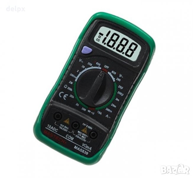Мултицет със зумер MAS830 VAC/VDC | ADC | OHM, снимка 1