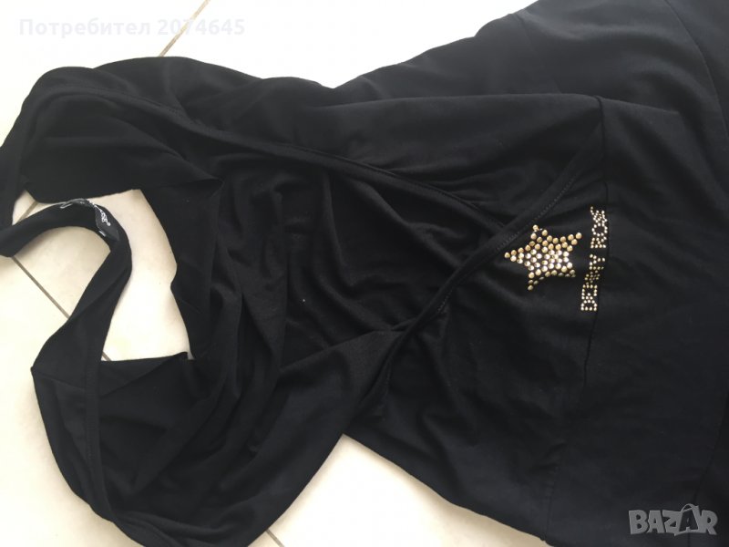 Denny rose черна рокля с гол гръб/М, снимка 1