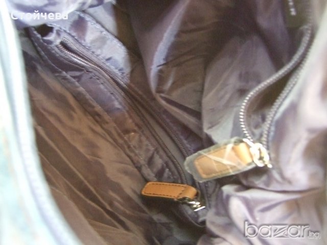 Gerry Weber чисто нова чанта от кожа в синьо, снимка 12 - Чанти - 20794447