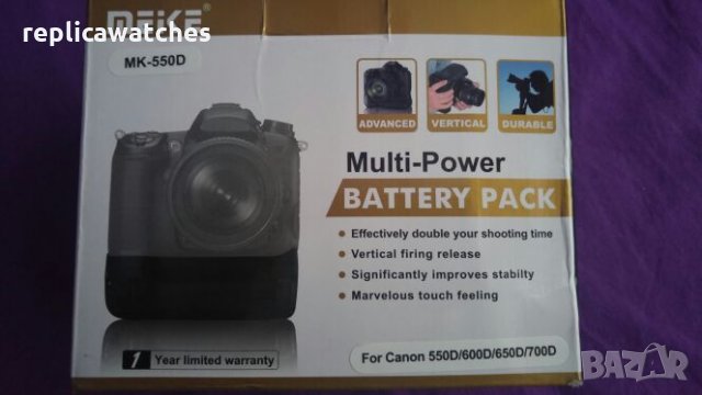 Батериен грип за Canon, снимка 5 - Батерии, зарядни - 23965983