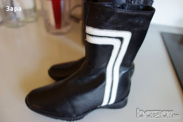 нови италиански кожени ботуши, 25ти номер