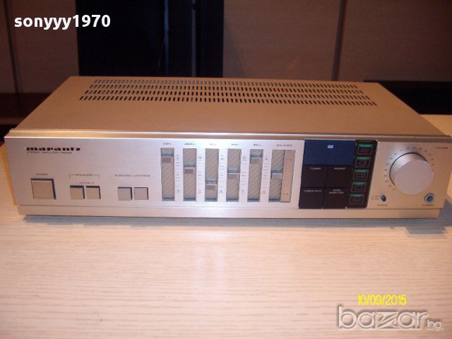 marantz pm-440-stereo amplifier made in japan-в златисто-внос швеицария, снимка 6 - Ресийвъри, усилватели, смесителни пултове - 11853759