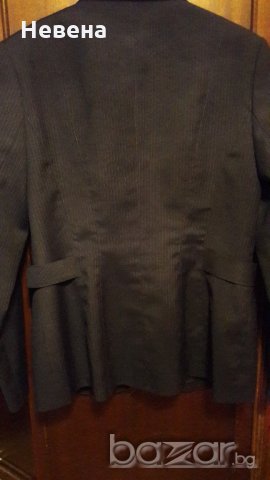 Дамски костюм с панталон тъмносин 50 % вълна, снимка 6 - Костюми - 19504091