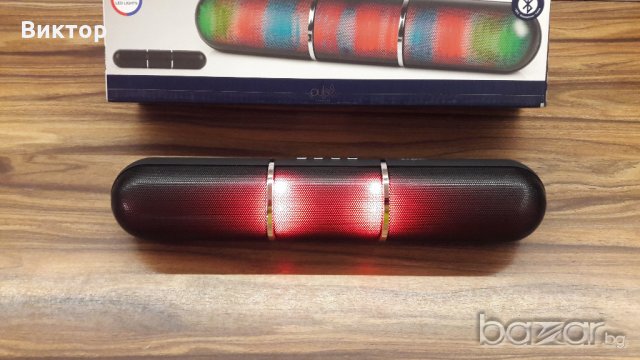 Тонколона с LED светлини, Bluetooth, MP3 плеар PULSE, снимка 2 - MP3 и MP4 плеъри - 20874267