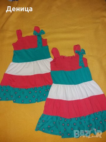 Роклички за близначки на 3-4 г., 2 бр. за 10 лв.