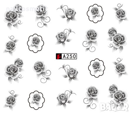 Водни стикери за маникюр, снимка 12 - Декоративна козметика - 25749870