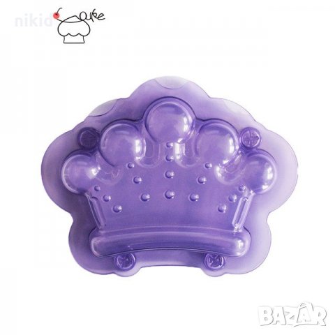 3D Голяма Корона Поликарбонатна отливка калъп молд за шоколад Шоколадова черупка торта форма фондан