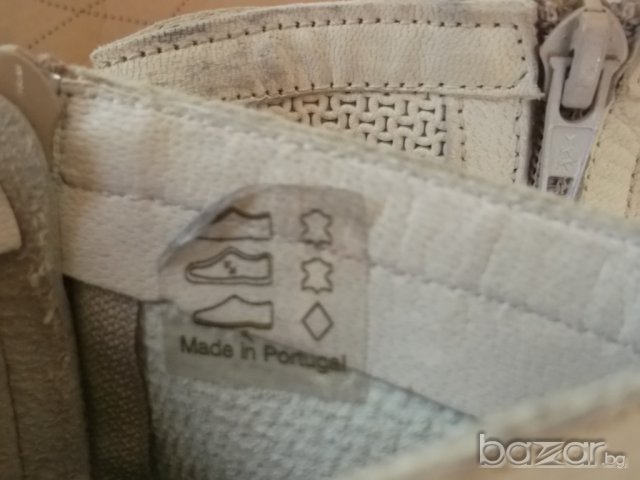 Bronx, нови ботуши, естествена кожа, 37 номер, сиви, снимка 4 - Дамски ботуши - 7544937