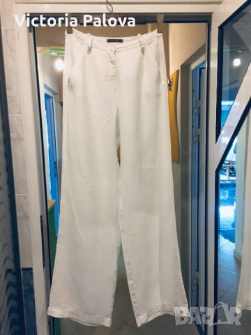 Прекрасен ленен панталон , снимка 1 - Панталони - 24936066
