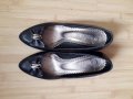 Дамски обувки тъмносини среден ток, снимка 3