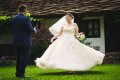 Уникална сватбена/булчинска рокля дизайнерски модел на Annette Moretti , снимка 3