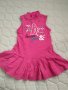Розова рокличка  за 2 годишни госпожици, снимка 1 - Бебешки рокли - 23516411