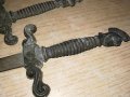 антики-31х7см-2бр ретро ножове-метал-внос швеицария, снимка 9