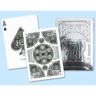 КАРТИ ЗА ИГРА BICYCLE SILVER STEAMPUNK  нови, снимка 2 - Карти за игра - 13440600