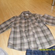 Нови дънки с риза , снимка 1 - Детски панталони и дънки - 7912684