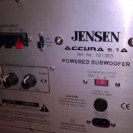 Jensen accura 5.1a powered subwoofer 28/25/25см-внос швеицария, снимка 9 - Ресийвъри, усилватели, смесителни пултове - 14607369