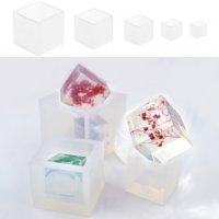 3.5 см 3D КУБ квадрат силиконов молд форма калъп смола за сладкарство и бижута декорация свещи глина, снимка 1 - Други - 23787115