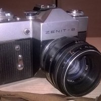 zenit b-made in ussr-ретро фотоапарат+кожен кобур, снимка 4 - Фотоапарати - 21759364