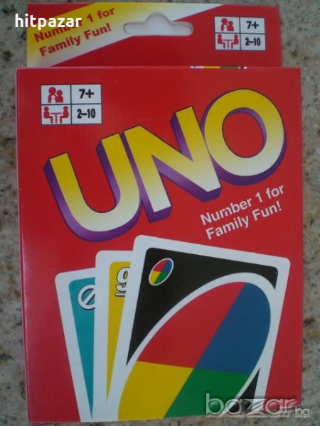 Карти за игра Уно Uno - касически, снимка 1