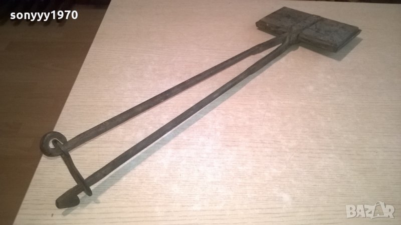 поръчани-ковашки клещи-преса/калъп-63х18см-внос швеицария, снимка 1