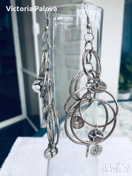 🇺🇸 Дълги обеци,USA, снимка 1