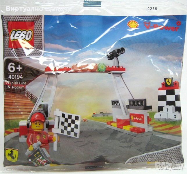 Конструктор Лего - LEGO 40194 - Финиш и подиум, снимка 1