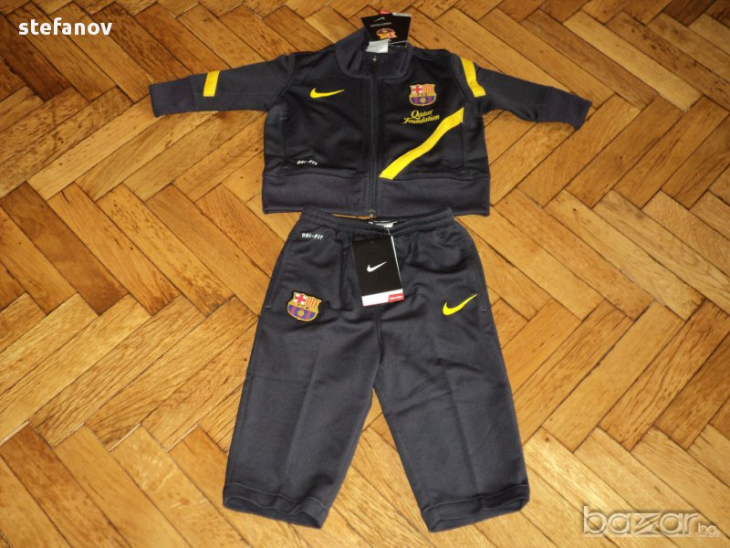 Промо Барселона Бебешки Футболен Анцуг Найк 75-80см. 9-12 месеца Barcelona Football Baby Tracksuit, снимка 1
