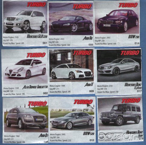 Картинки от дъвки Turbo / Sport / Classic / 2000, снимка 4 - Колекции - 13537876