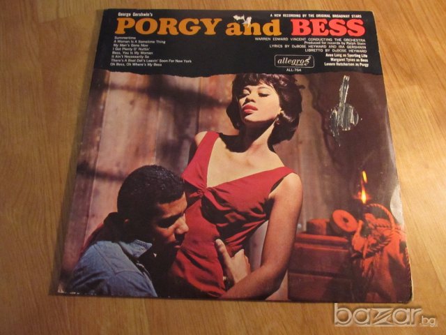 Грамофонна плоча   PORGY AND BESS  - изд. 70те год ! Произведено и внос от Англия !
