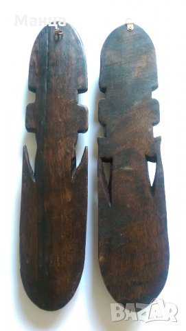 Африкански дървени  фигури, снимка 4 - Статуетки - 20122021
