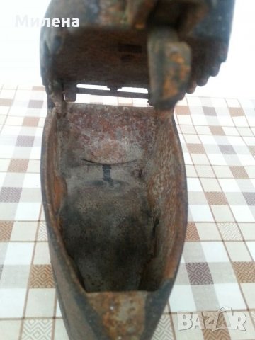 Антикварна ютия с петле, снимка 4 - Антикварни и старинни предмети - 22024829