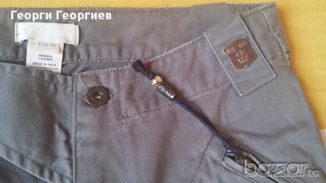 Дамски панталони 7/8 Diesel /Дизел, 100% оригинал с много апликации, снимка 3 - Панталони - 17552535