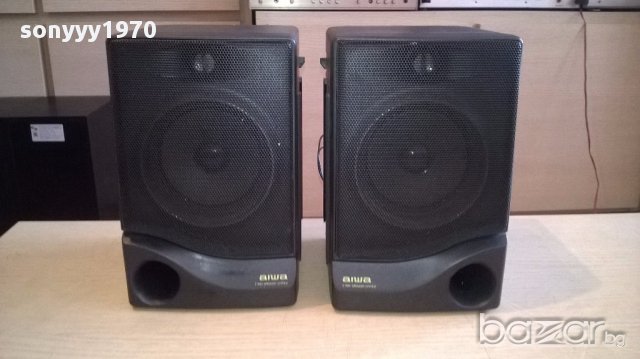 Aiwa 2 way speaker system 2бр-22х16х14см-внос швеицария, снимка 7 - Тонколони - 17832025