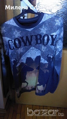 100% ОРИГИНАЛНА мъжка блуза на PHILIPP PLEIN, снимка 7 - Блузи - 20928288