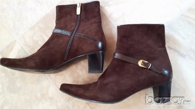 Страхотни гръцки ботички естествен велур !