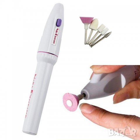 Безжична машинка за маникюр и педикюр с 5 приставки +калъфче и ръководство, снимка 5 - Продукти за маникюр - 23527670