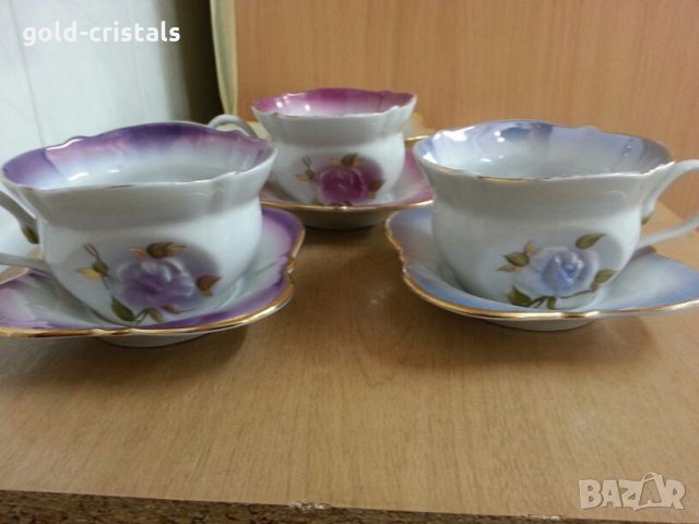  руски порцелан чаши за чай, снимка 8 - Антикварни и старинни предмети - 24952231
