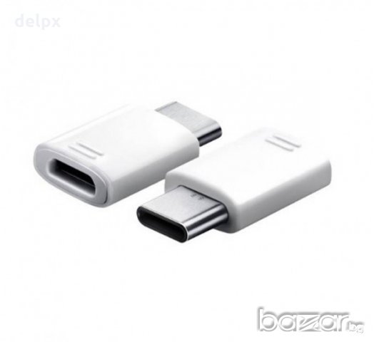 Букса преходна MICRO USB(ж)/TYPE-C(м), снимка 1 - USB кабели - 21218776