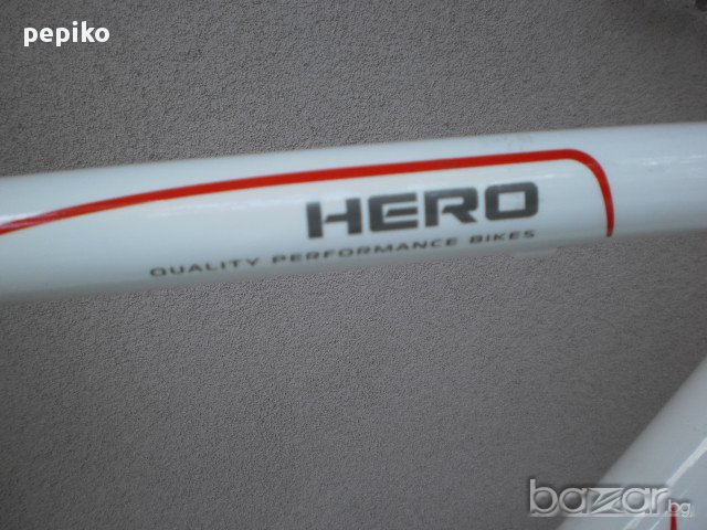 Продавам колела внос от Германия  шосеен велосипед сингъл спиид Hero 28 цола червени капли , снимка 7 - Велосипеди - 10070549