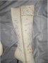 Елегантни кожени ботуши Fiorelli мръсно бели със златни елементи , снимка 10