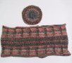 Дамски плетен комплект от шал и шапка марка Bonnet, снимка 3