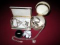 Мраморна кутия сейф, лот сребро, гривни, пръстени, бижута, кутийка, снимка 1 - Антикварни и старинни предмети - 23651738
