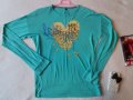 Блузка със сърце, снимка 1 - Блузи с дълъг ръкав и пуловери - 21037098