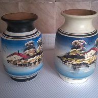 две керамични вази, снимка 1 - Вази - 12825192