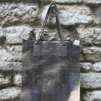 дамска чанта естествена кожа тип торба, снимка 9 - Чанти - 19428544