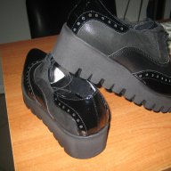 НАМАЛЕНИЕ-Дамски обувки естествена кожа/естествен лак черни, снимка 5 - Дамски обувки на ток - 17610322