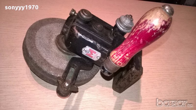 METABO-антика-Metabo-germany-ретро шмиргел-ръчен-20/20см, снимка 1