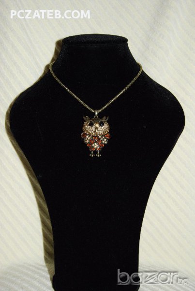 Метално колие "Бухал", снимка 1