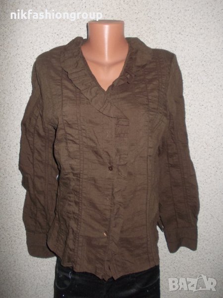 Кафява риза L размер, снимка 1